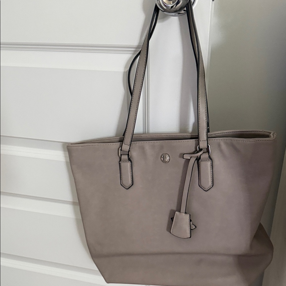 Nine West Taupe Tote Bag
